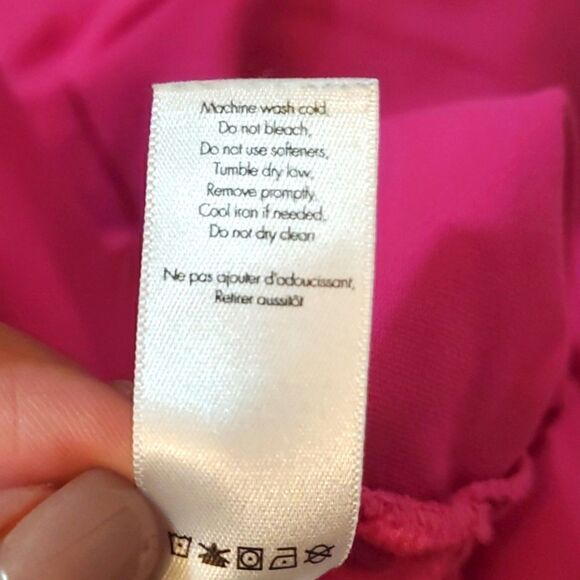 Lucy Powermax Fuchsia / Gray Mesh Racerback Workout Tank Top Size Large - Picture 9 of 10